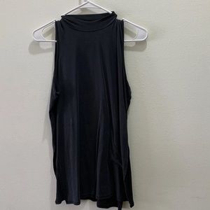 Sleeveless high neck top